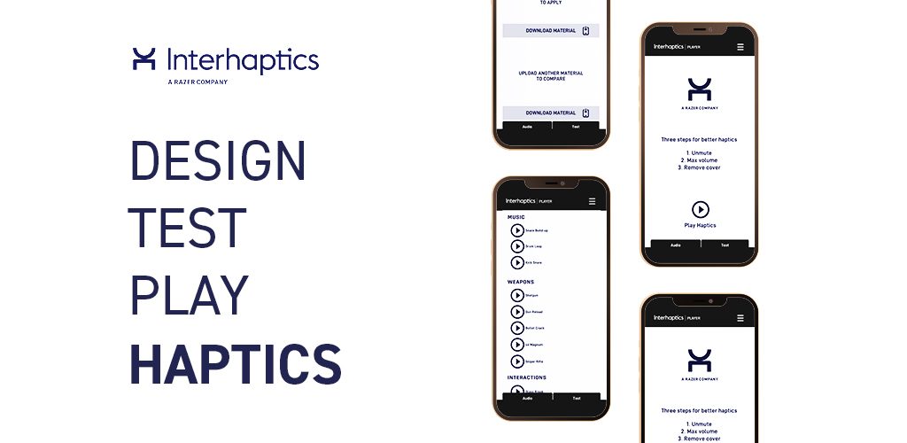 Interhaptics Player, Interhaptics, Haptic Design, Interhaptics Player app